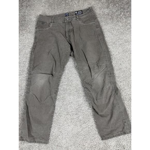 Kuhl Pants Mens 38x32 Brown Revolvr Hiking Outdoor Nylon Blend Jeans Casual - Picture 2 of 15